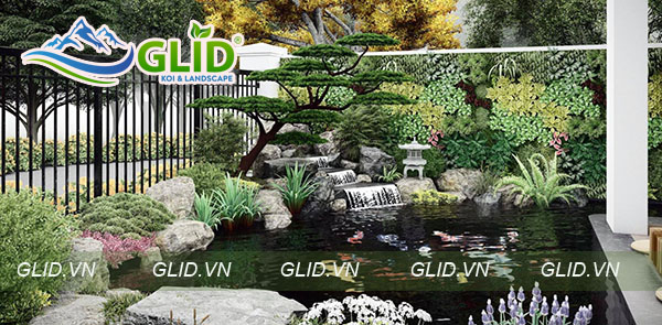 Thiết Kế Thi Công Hồ Cá Koi Vinhome Ocean Park Gia Lâm